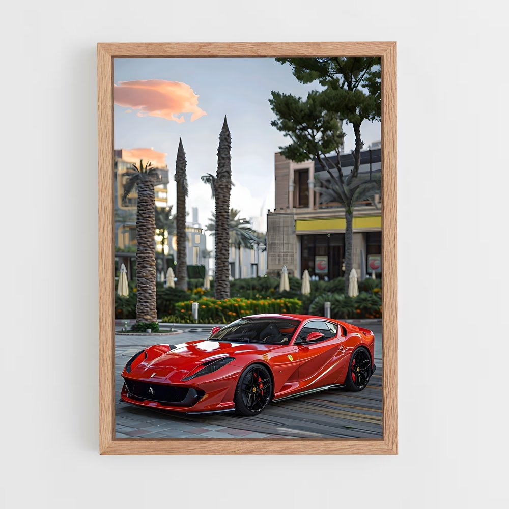 Poster Superfast Toile – affiche Ferrari (vue 4)